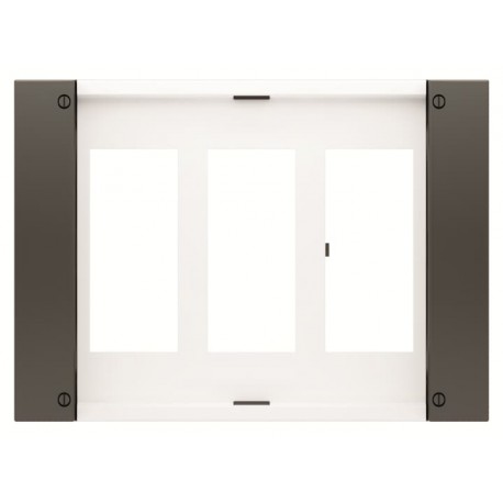 NIESSEN 2CLA137300T1101 2CLA137300T1101 T1373 BL NIESSEN Placa 3 columnas caja suelo tecnico BL